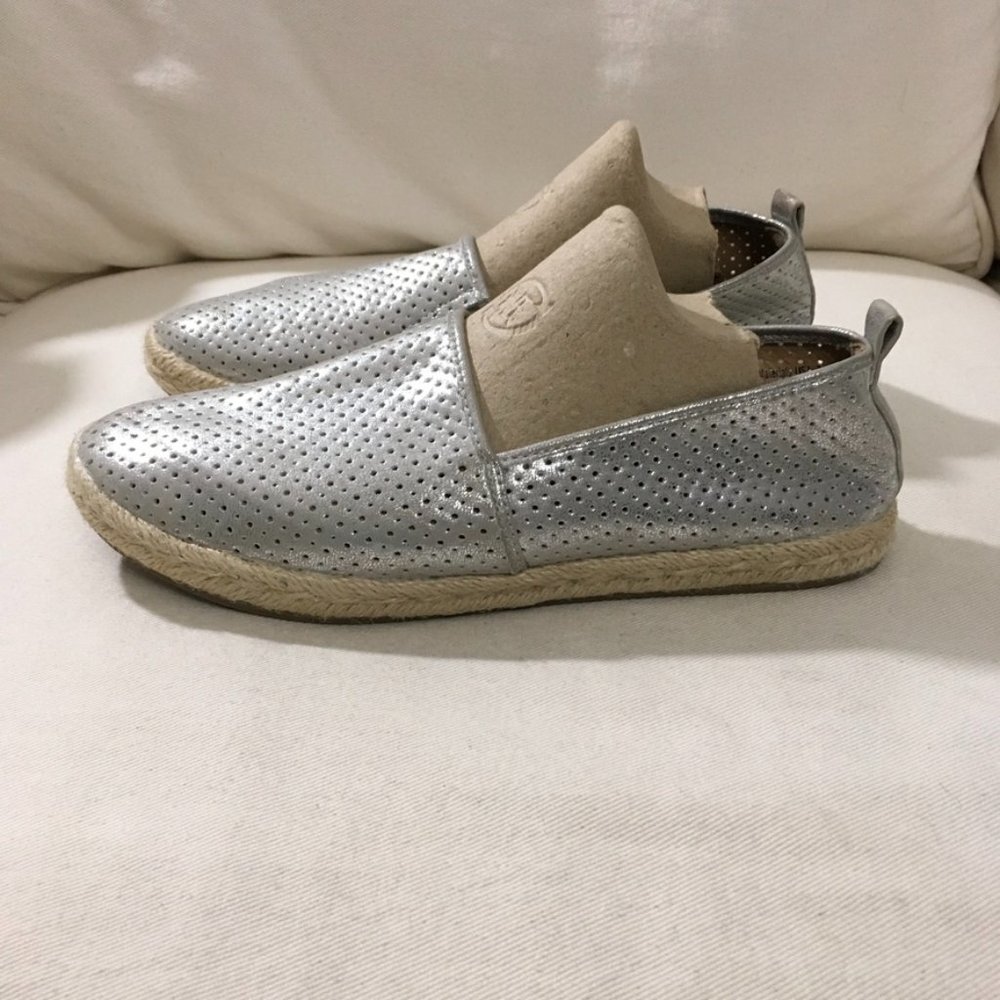 Brash Silver Espadrilles